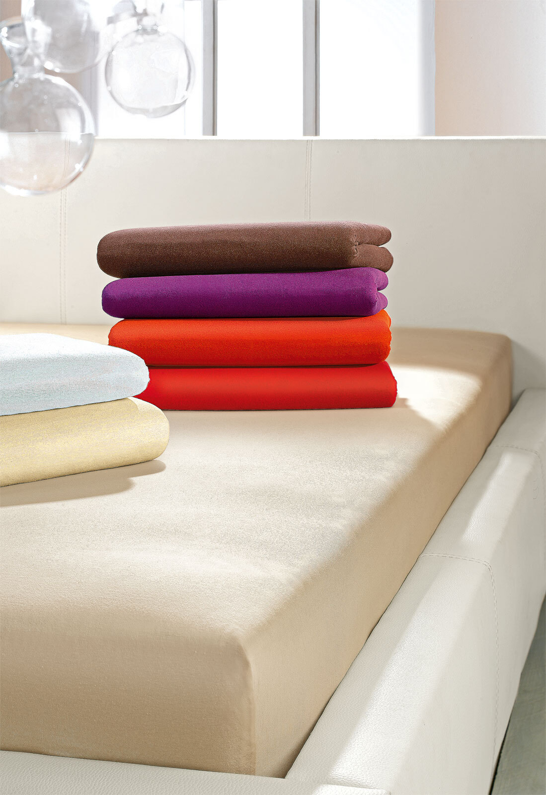Vario Spannbetttuch 180/200 x 200 cm creme