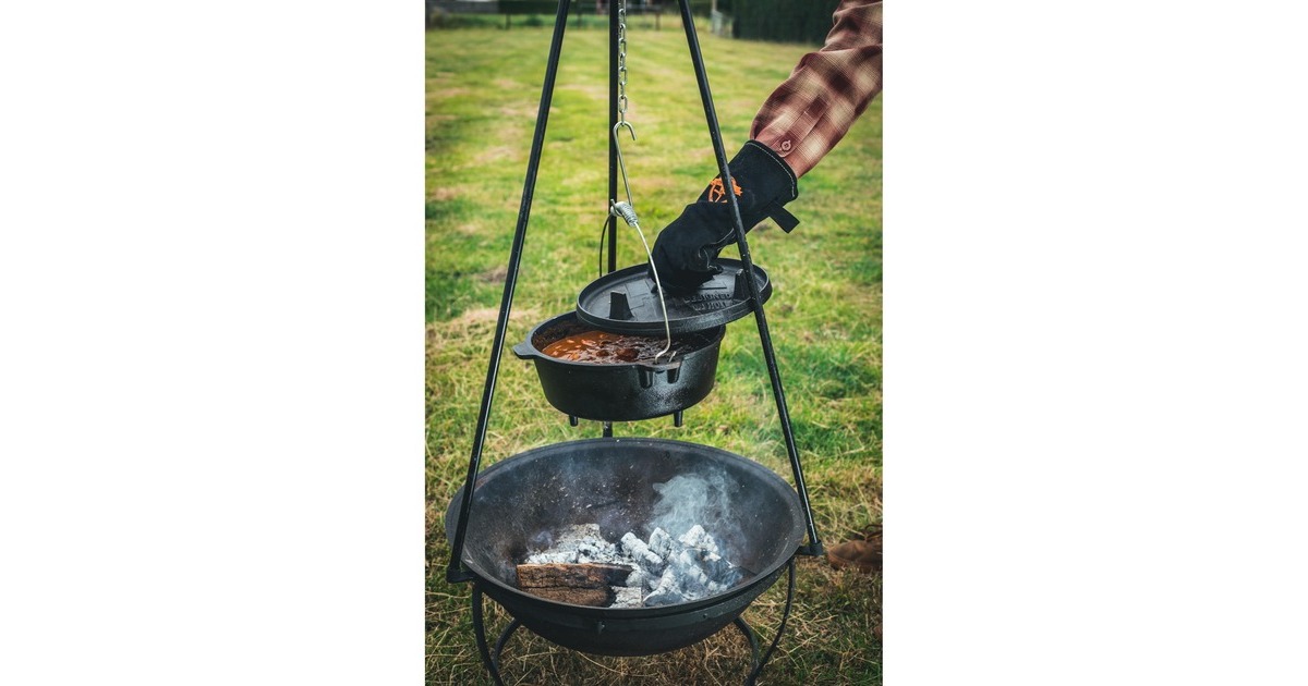 The WindmillDutch Oven 6 qt kookpan  (Zwart, Ø 31.5 cm | 5.9 liter)