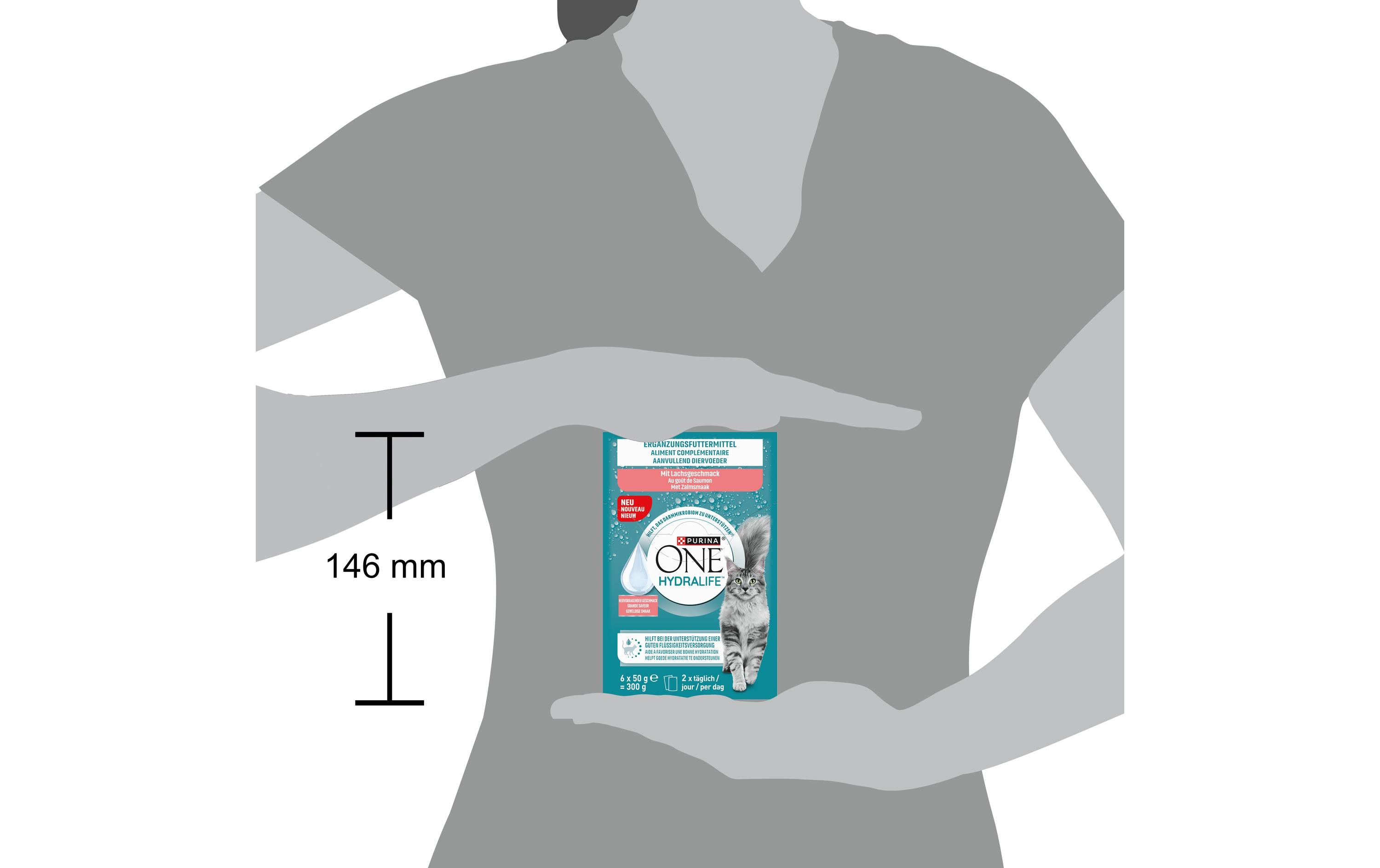Hydralife mit Lachsgeschmack 6 x 50 gErgänzungsfuttermittel für Katzen