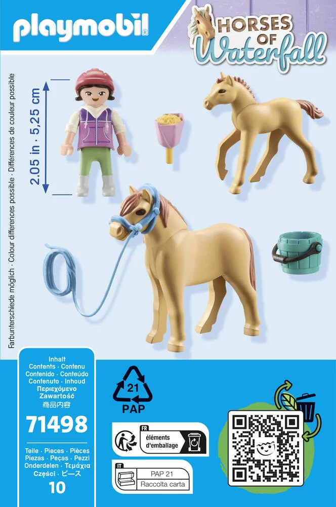 ENFANT AVEC PONEYS - 71498
