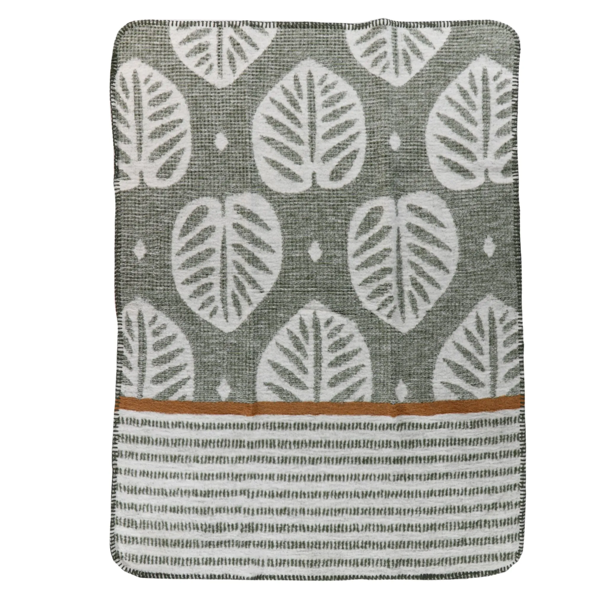 Origami Maison Couverture Jacquard Tropical