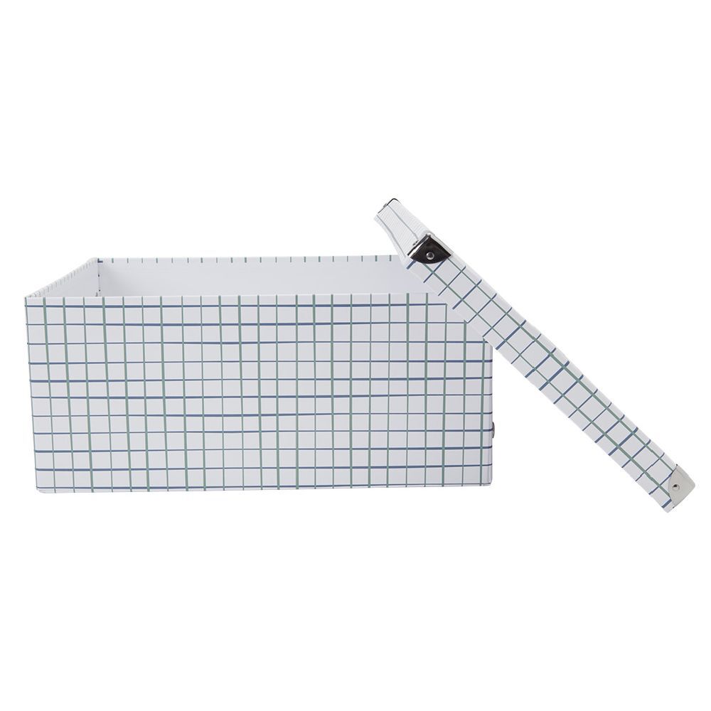 Boîte de rangement carton L30 x H17 x L40 cm