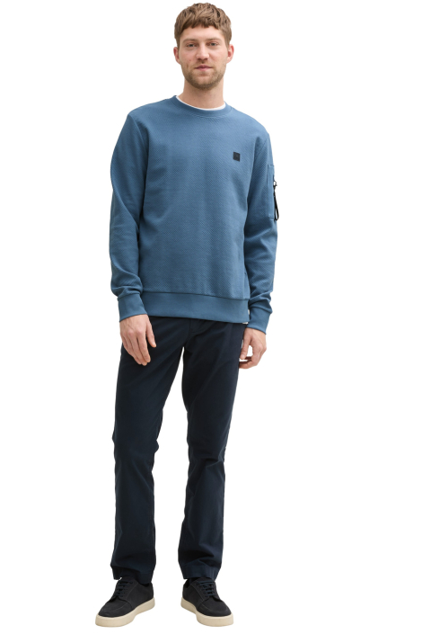 Tom Tailor blauwe heren trui