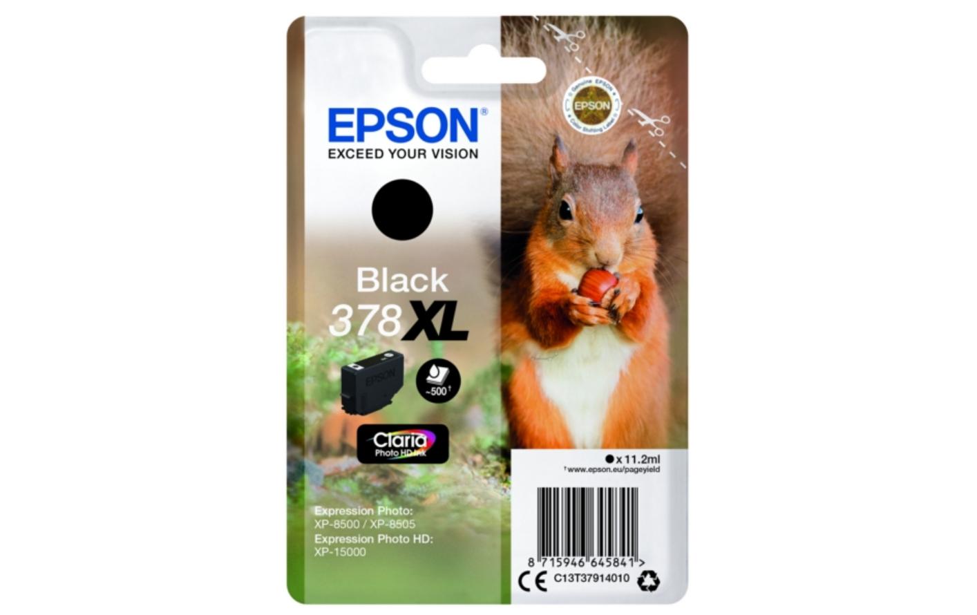 Tinte 378 XL / C13T37914010 BlackTinte, Black