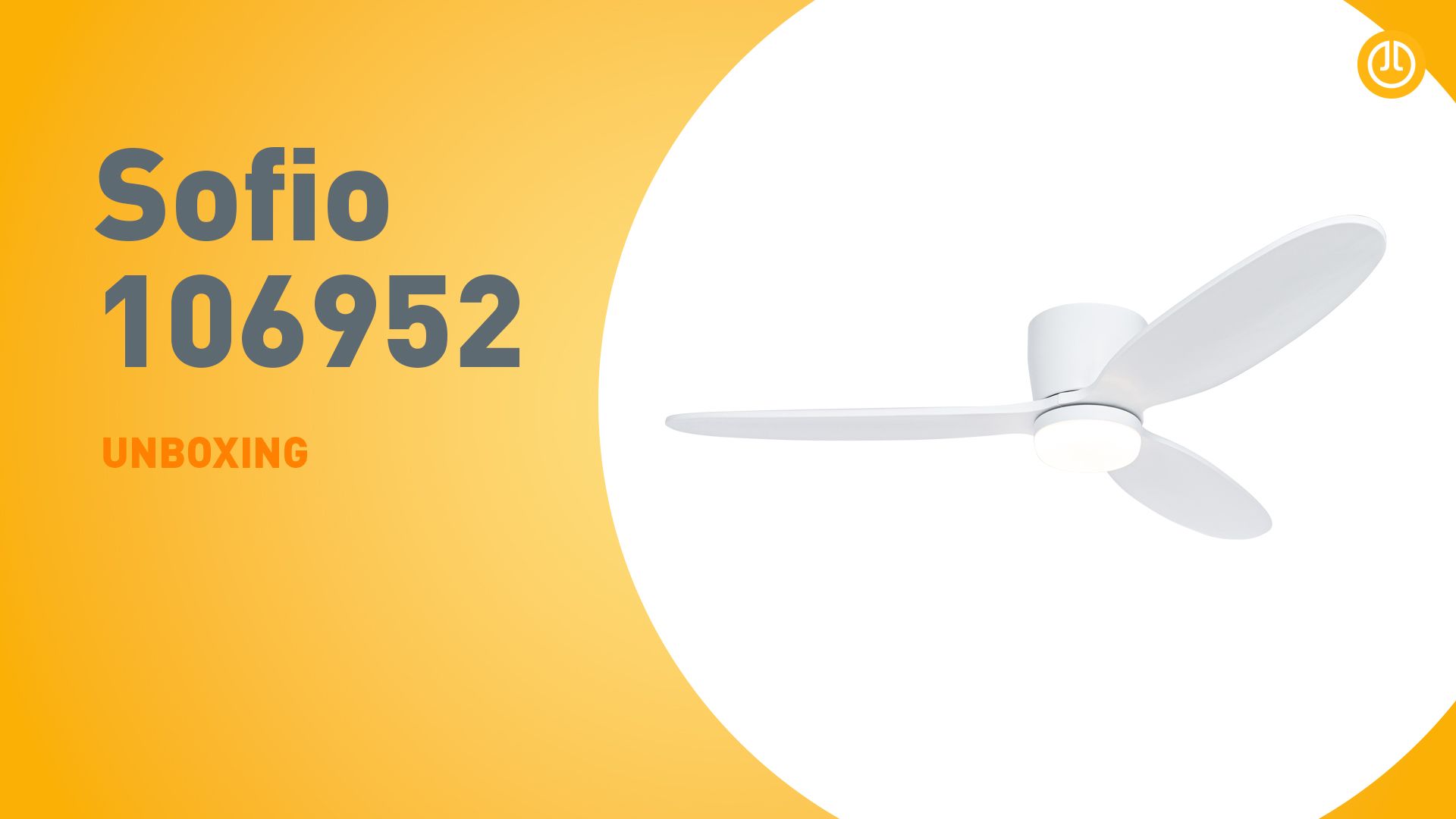 Plafondventilator wit 132cm incl. LED dimbaar met afstandsbediening - Sofio