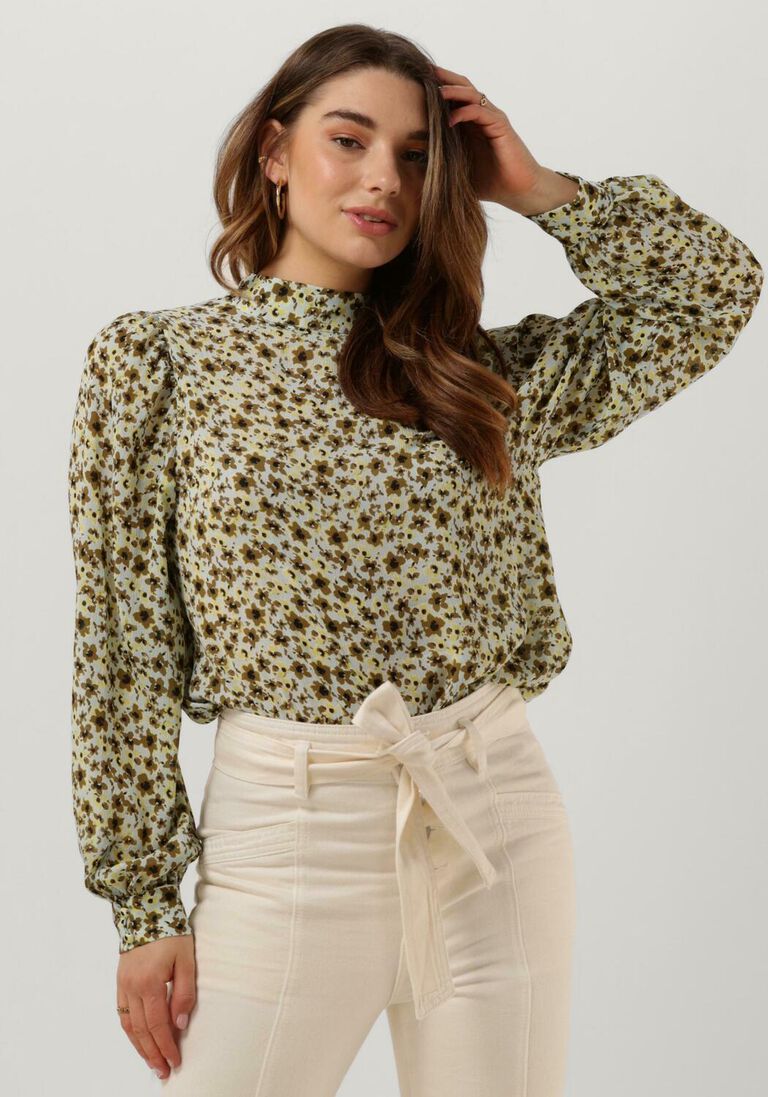 MSCH COPENHAGEN groene msch copenhagen blouse adalia rikkelie top aop