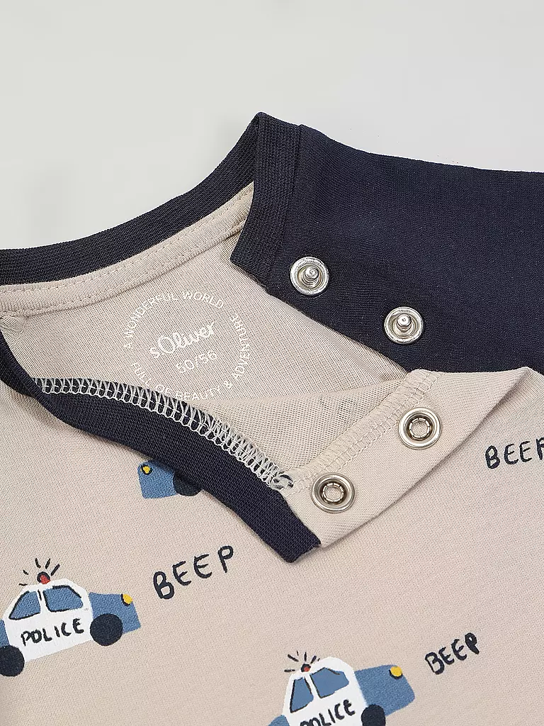 S.OLIVER Baby Langarmshirt  beige