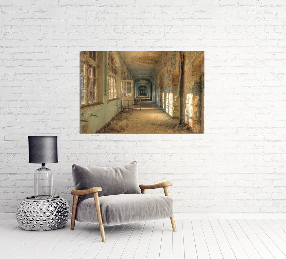 Akustikbild LOST PLACE FLOOR 2 80x120cm, 7kg