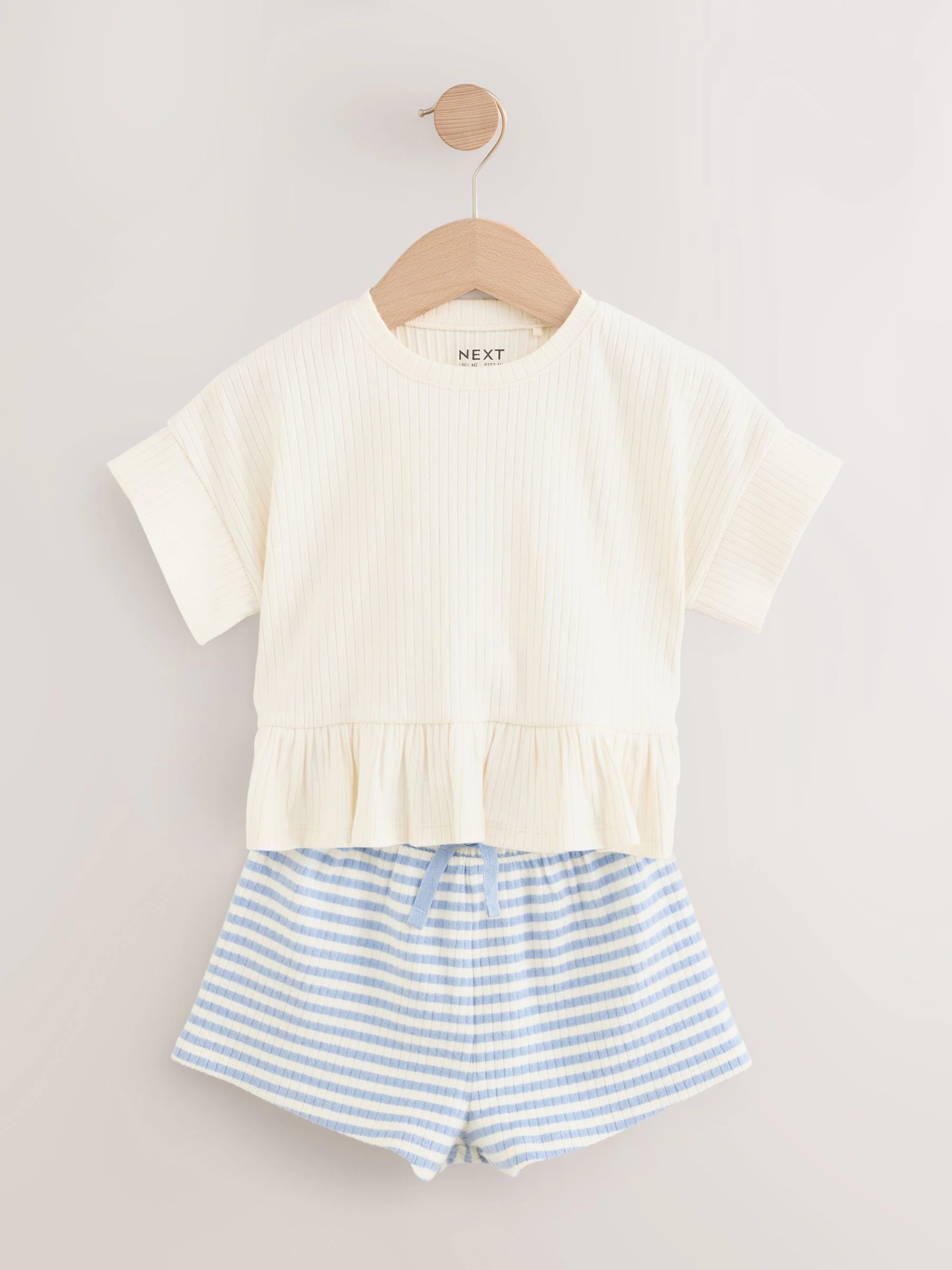 Roze - T-shirt en shorts verpakking van 2 stuks (3 mnd - 7 jr)