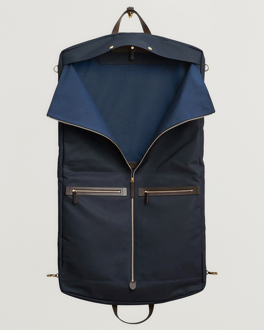 Mismo M/S Suit Carrier Navy/Dark Brown