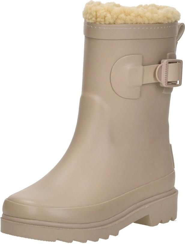 KEQ Rainboots Fur Kinderlaarzen Beige