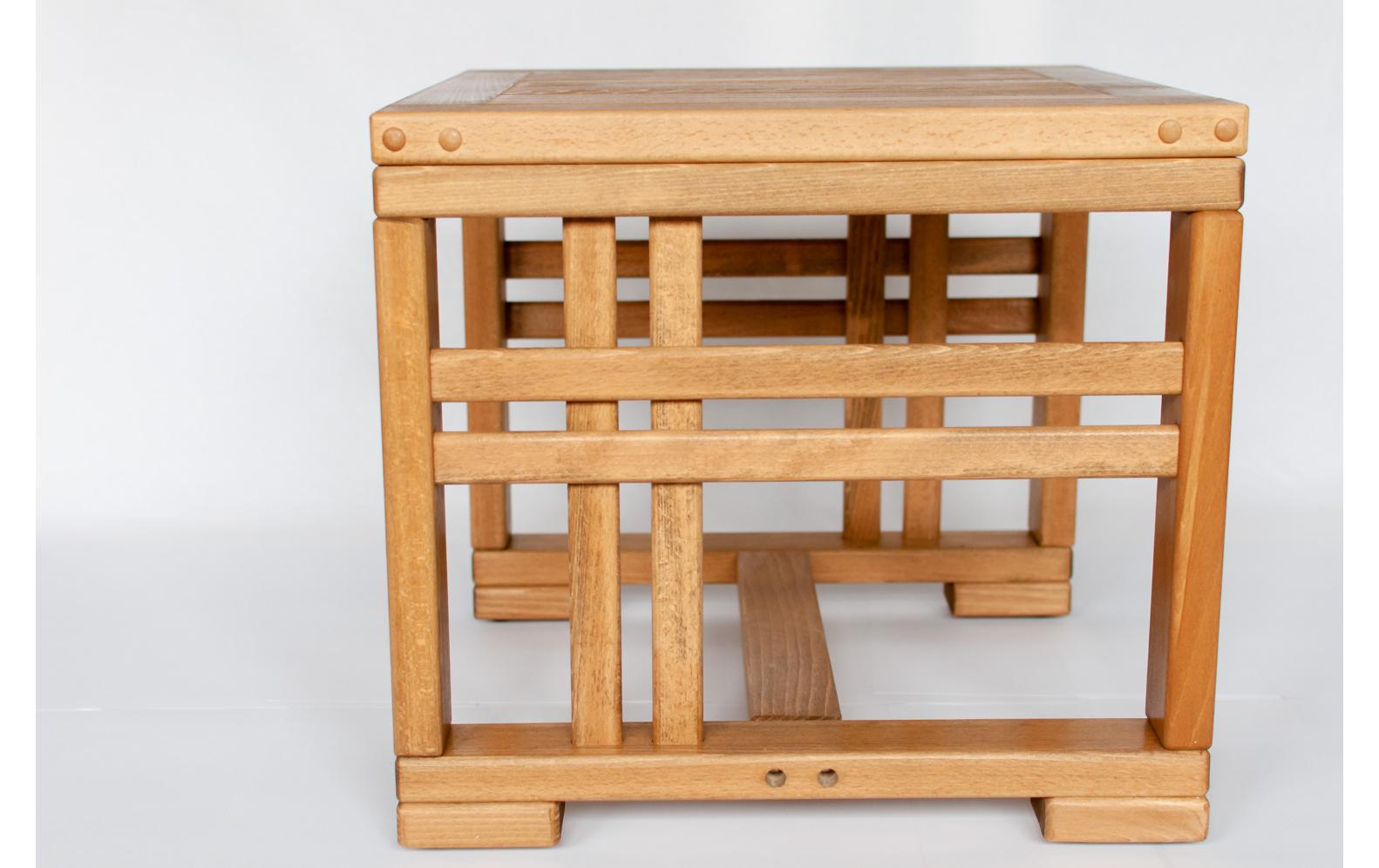 Balkonset Nina, Hellbraun, 2 Sitzplätze<br>Gartenset im Lounge Design