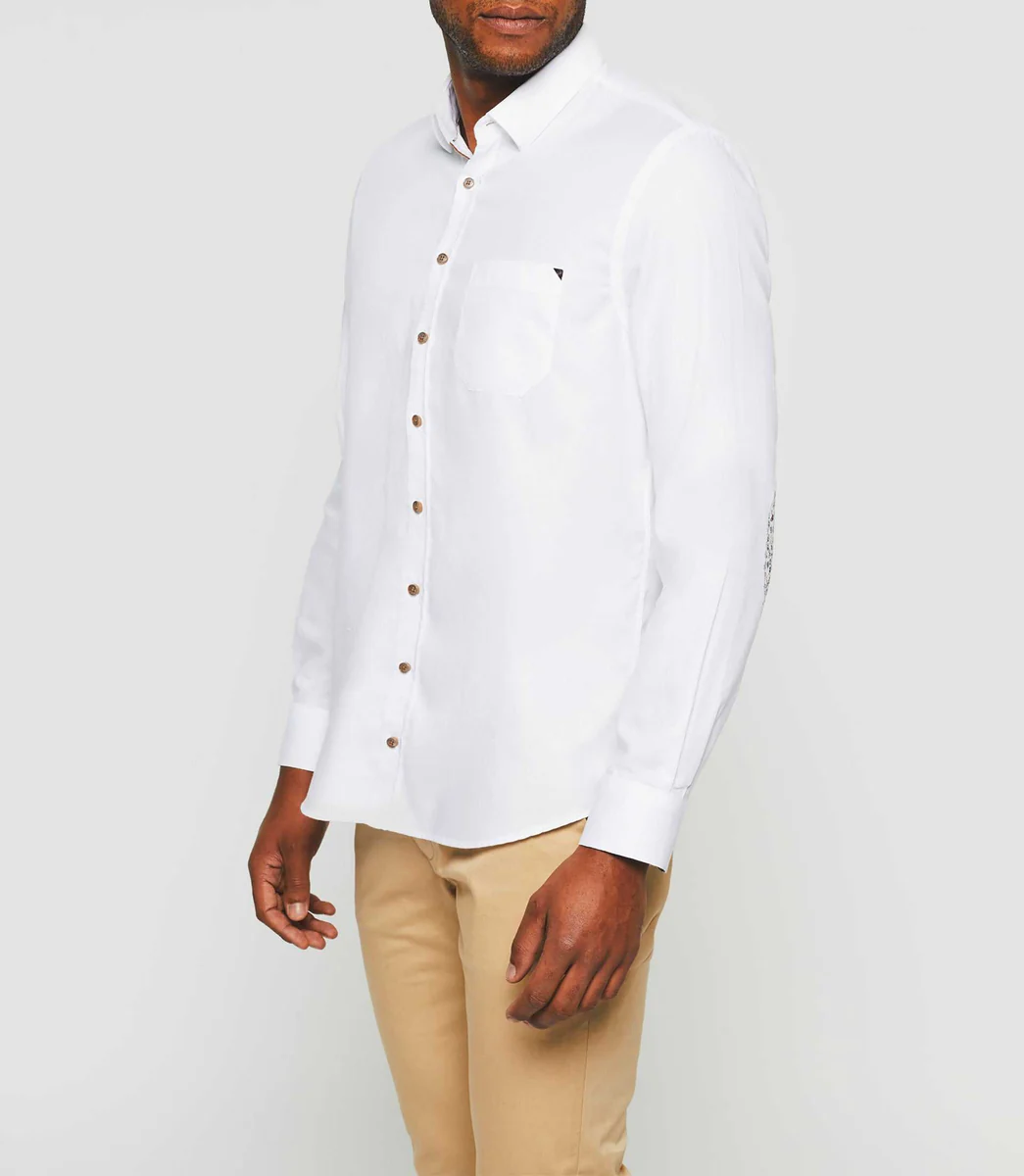 Chemise casual blanche 