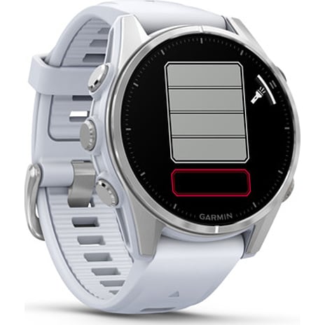 Garmin Fenix 8 smartwatch – hvid