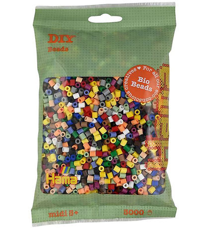 Hama Bio Midi Perlen - 3000 st. - 199 Mix