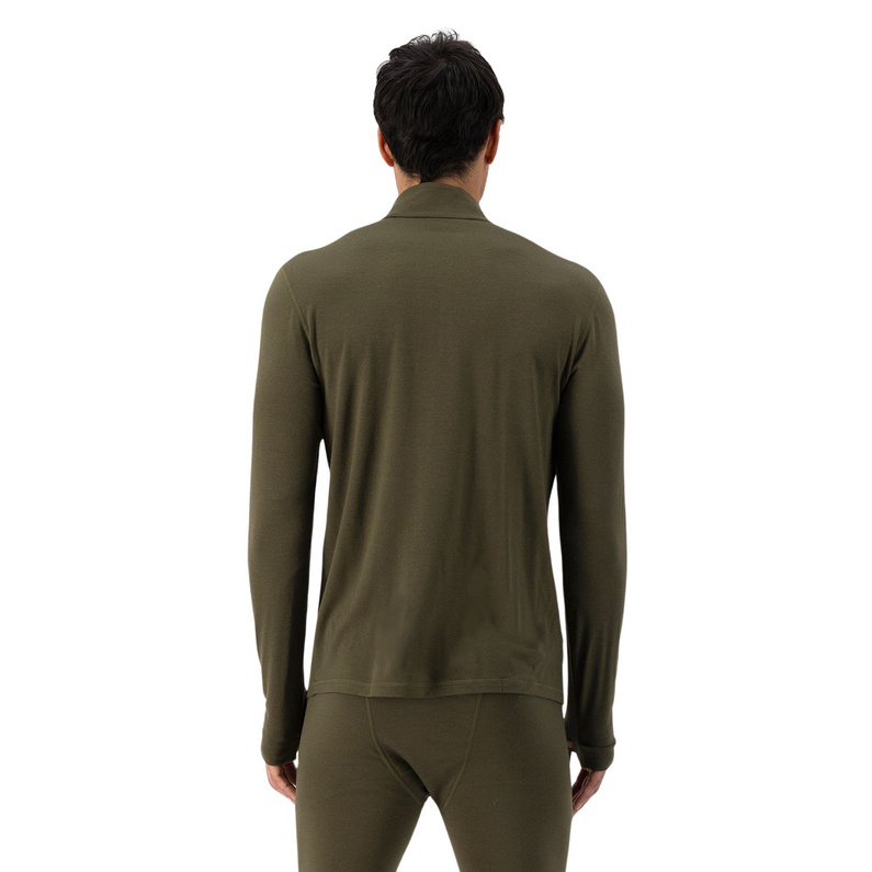 Mons Royale Herren Cascade Flex 200 1/4 Zip Longsleeve