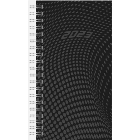 rido/idé Wochenkalender Taschenkalender Modell Timing 2, schwarz, 2023