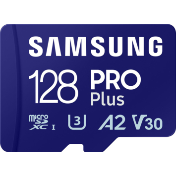 Samsung Pro Plus Micro SD-Kaart Incl. SD-Adapter 128 GB