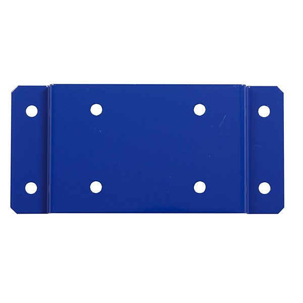 Plaque de fixation murale Rossignol bleue outremer pour support sac poubelle