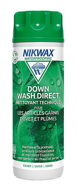 NIKWAX - IMPERMEABILISANT +SAVON PLUME WASH DIRECT 300 ML