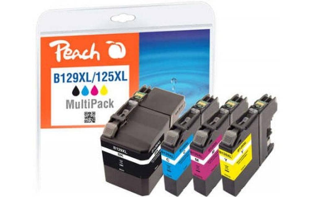 Tintenset Brother LC-129XL / 125XTinte, Black, Cyan, Magenta, Yellow