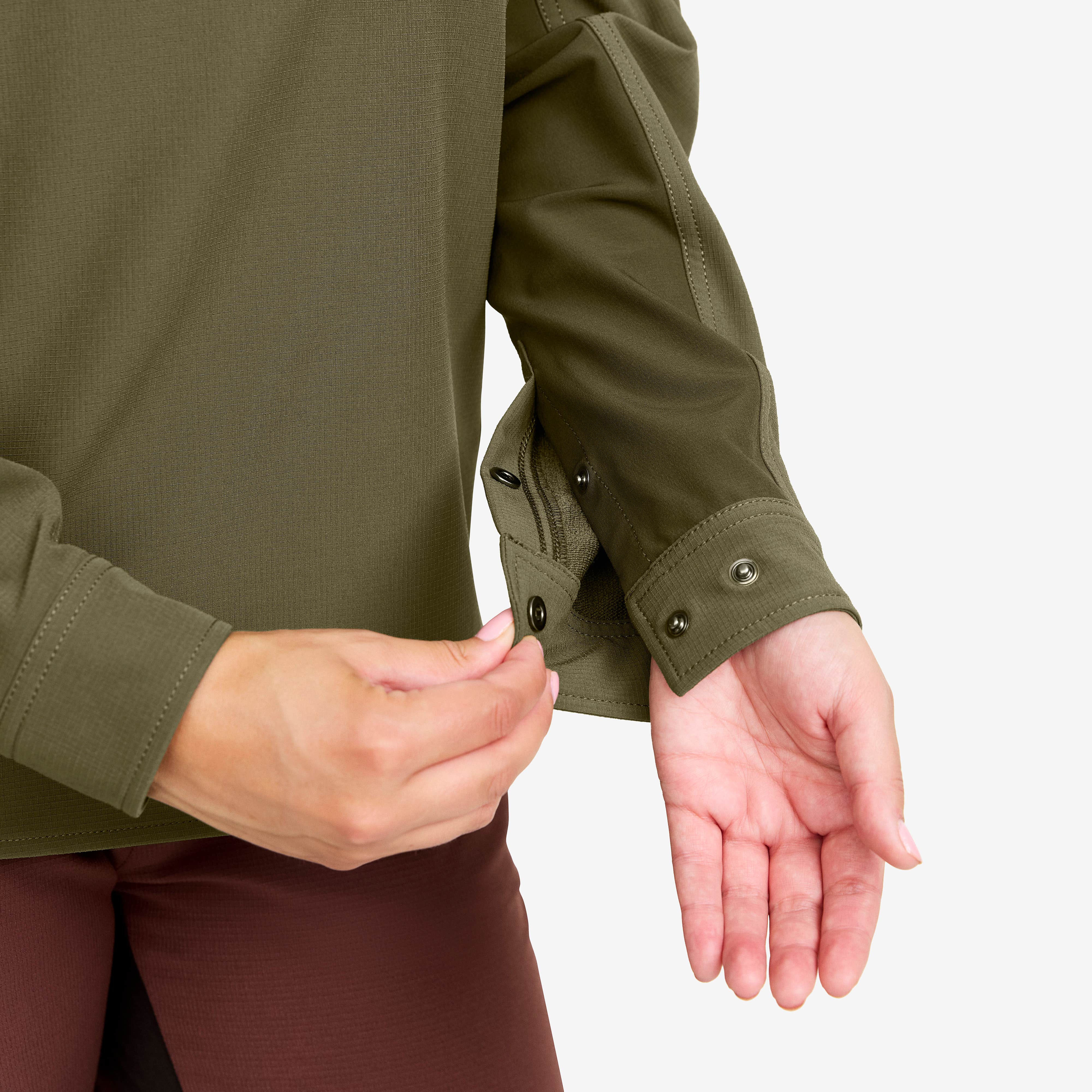 Ridge Half-zip Stretch Shirt Dame Grape Leaf/Forest Night
