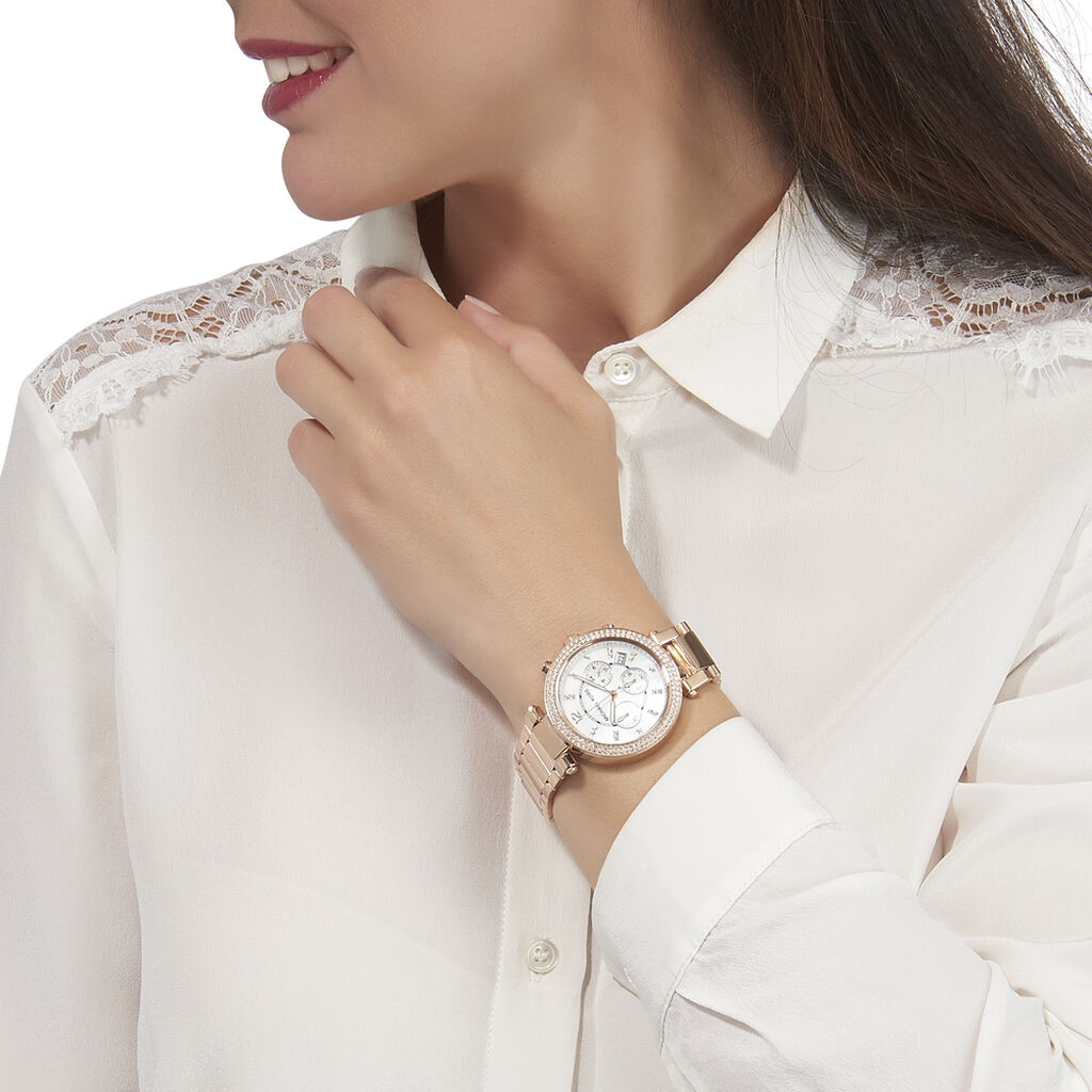 Montre Michael Kors Parker Doré Rose