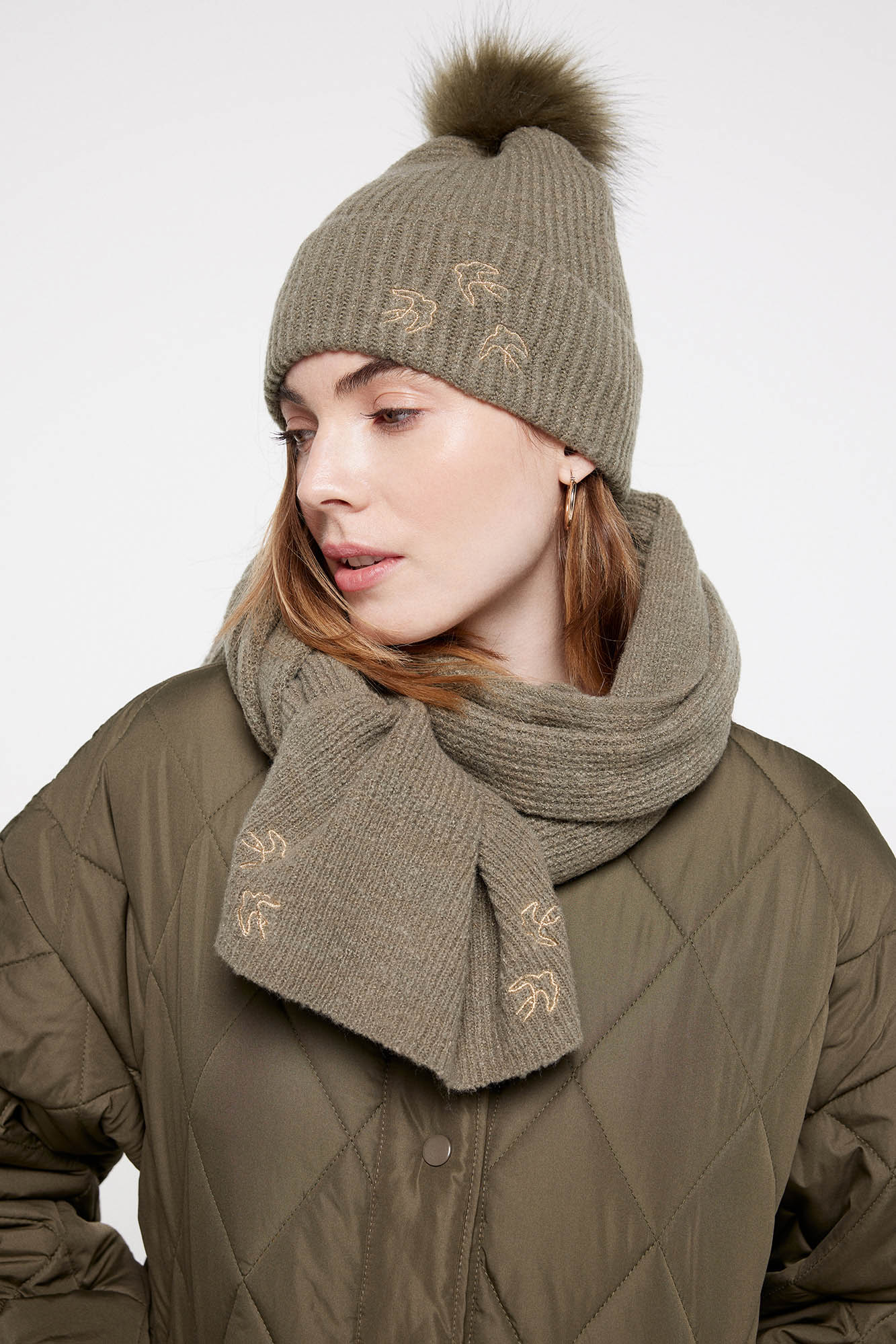 Gorro de malha fina