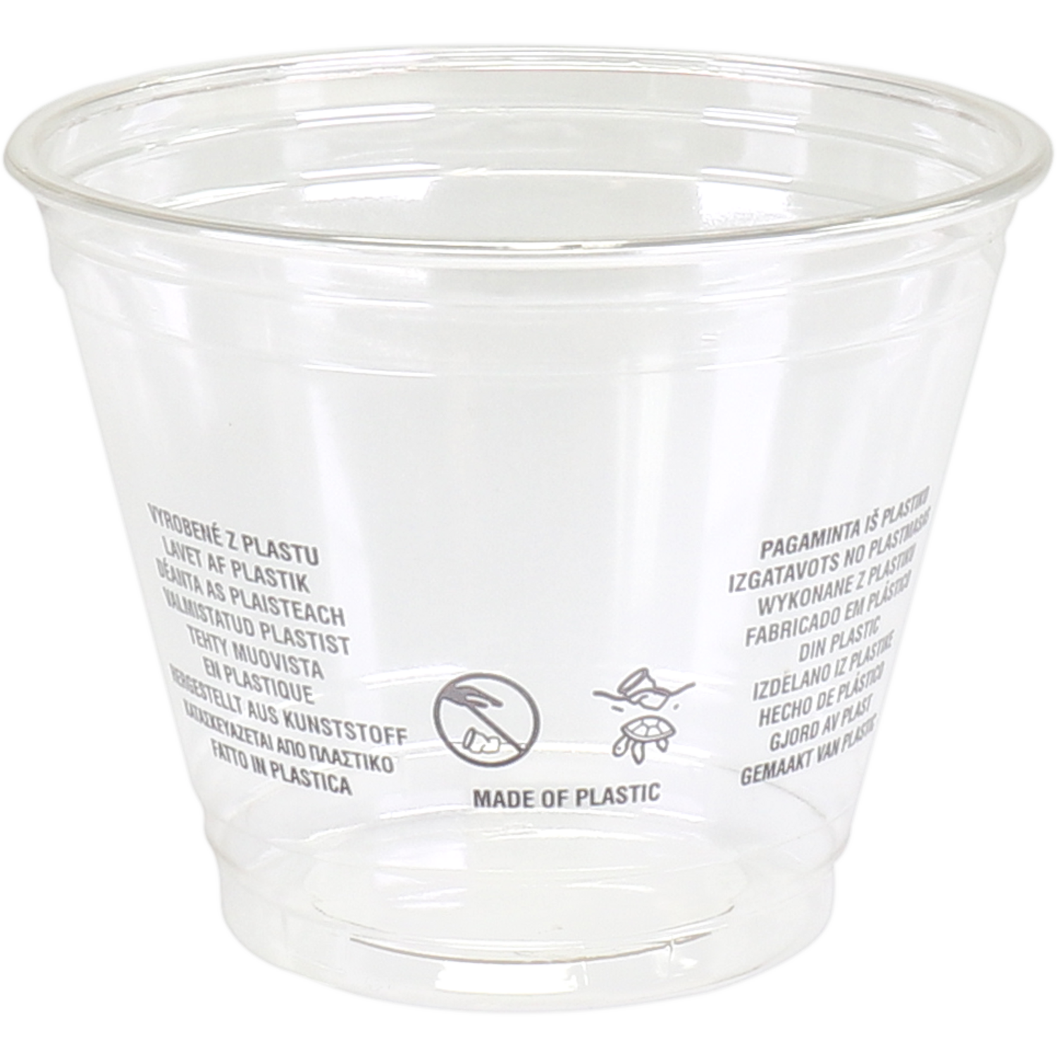 Depa, Beker, 3-in-1-concept, PET, 270ml, 75mm, transparant