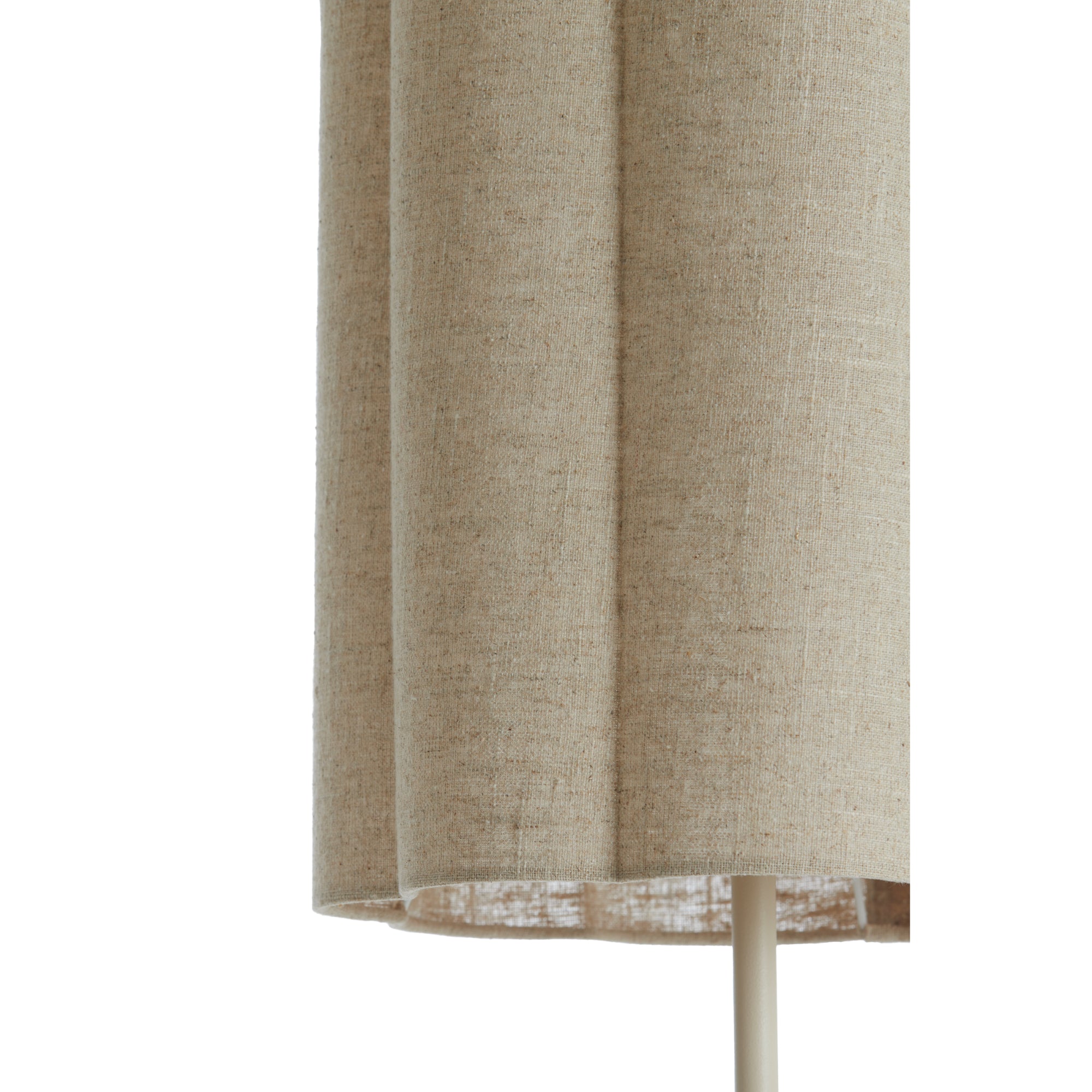 vtwonen Vloerlamp Fringe - Naturel - Ã30cm