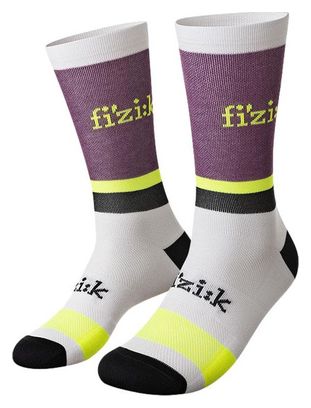 Chaussettes Fizik Team Edition Lila/Blanc