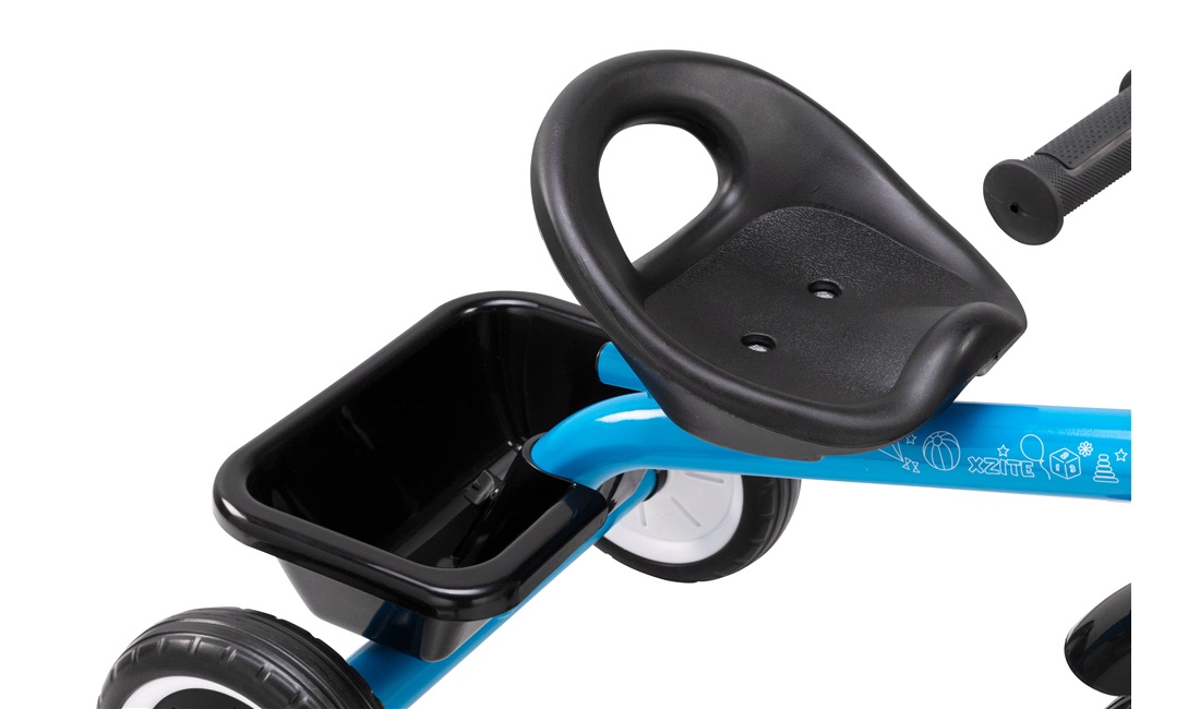 Trehjulet cykel, lyse blå