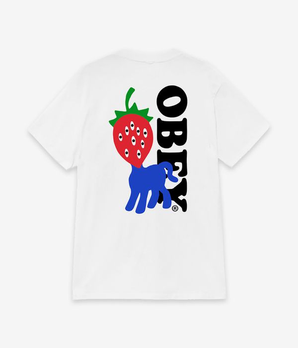 Obey Strawberry T-Shirt (white) online kaufen | skatedeluxe