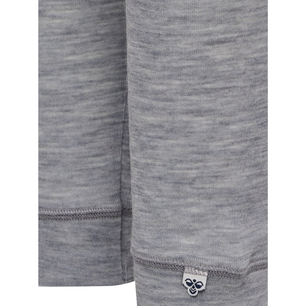 Køb Hummel Grey Melange Jr Uld Rib Leggings