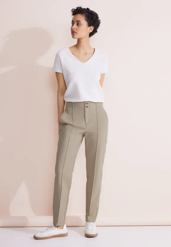 Casual Fit Hose - safari beige