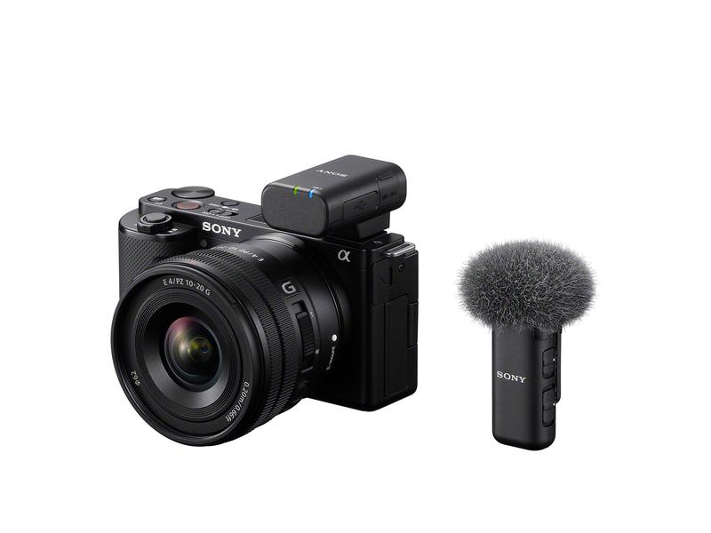 Sony Mikrofon ECM W3S Kabelloses Ein-Kanal-Mikrofon für hochwertige digitale Aufnahmen