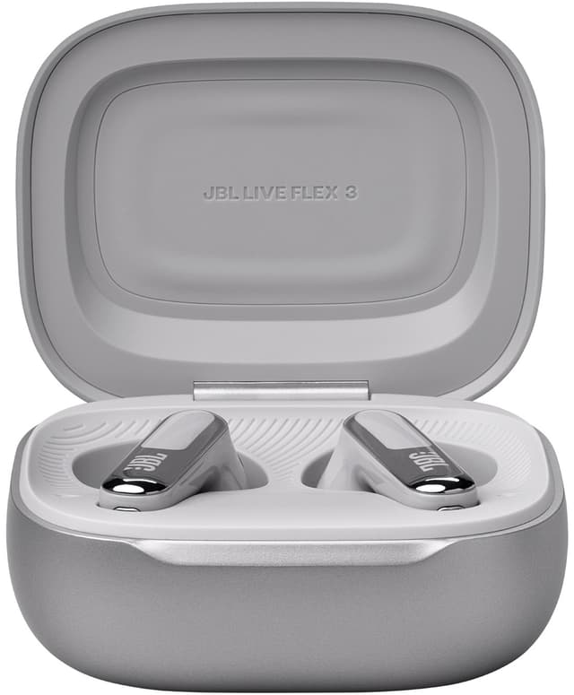 JBL Live Flex 3 true wireless in-ear høretelefoner (sølv)