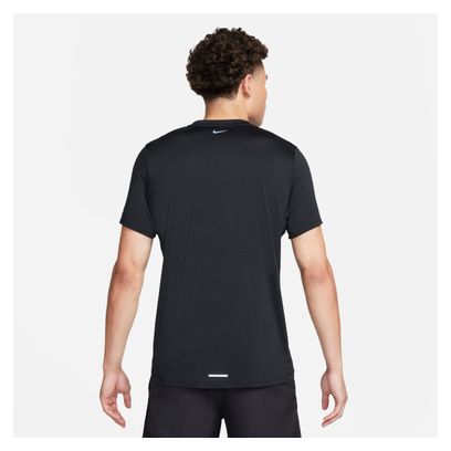 Maillot manches courtes Nike Rise 365 BRS Noir Bleu