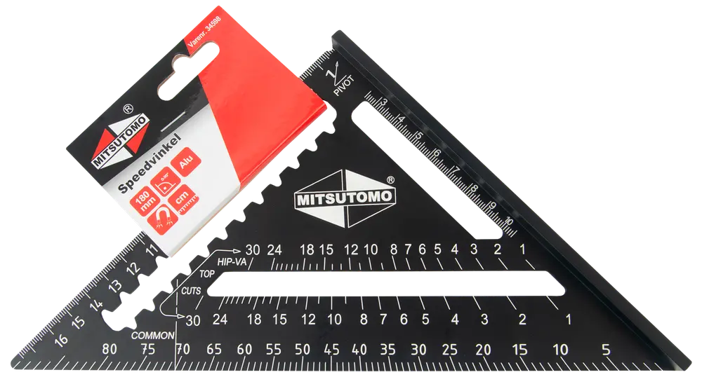 Mitsutomo Speedvinkel 180 mm magnetisk
