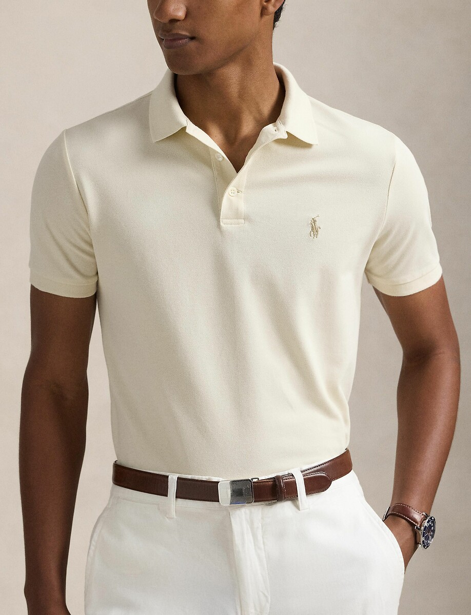 Polo Ralph Lauren<br>Camisa polo de manga curta, corte personalizado