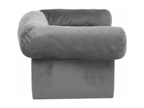 Canapé pour chien avec tiroir Gris 75x50x38 cm Peluche