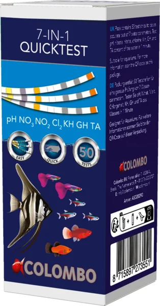 Colombo Quicktest 6-in-1 | 50 Teststrips