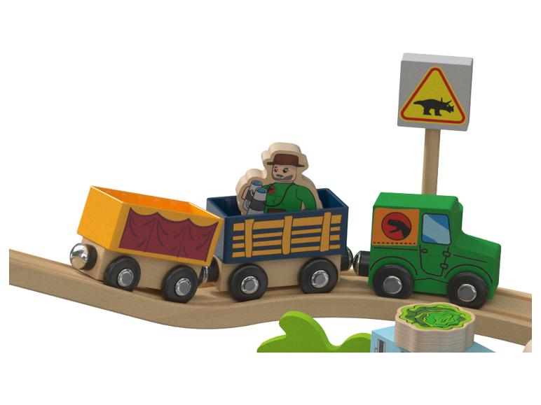 Houten treinset