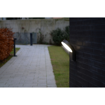 Lutec buitenlamp Meridian antraciet