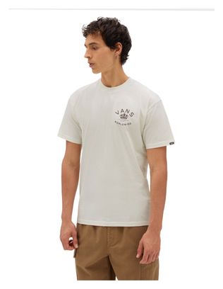 T-shirt manches courtes Vans Checkerboard Society Marshmallow