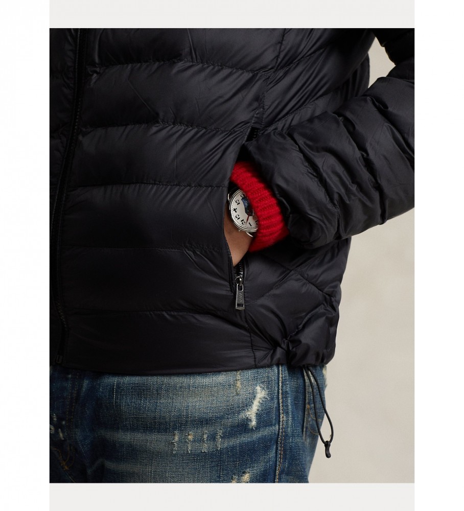 Jaqueta dobrável impermeável Ralph Lauren, preta