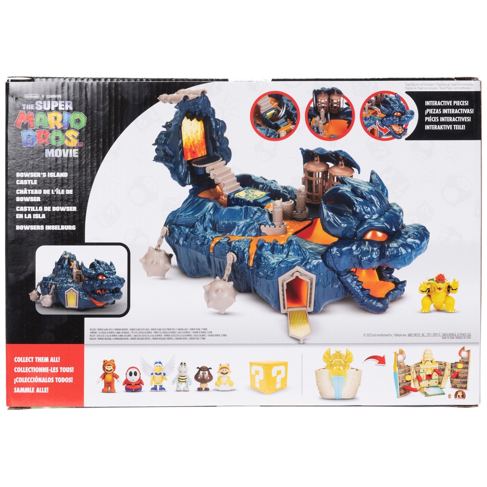 Nintendo Super Mario Bros. Film Bowsers Inselschloss-Spielset