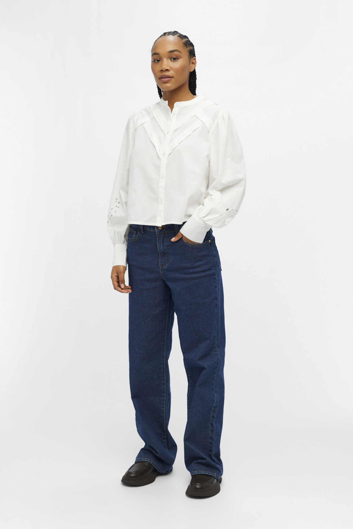 Blusa balonê - Branca