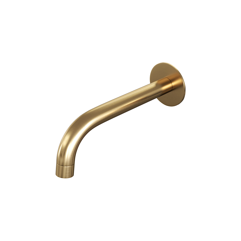Brauer Gold Edition inbouw badkraan met uitloop en 3 standen handdouche geborsteld messing PVD