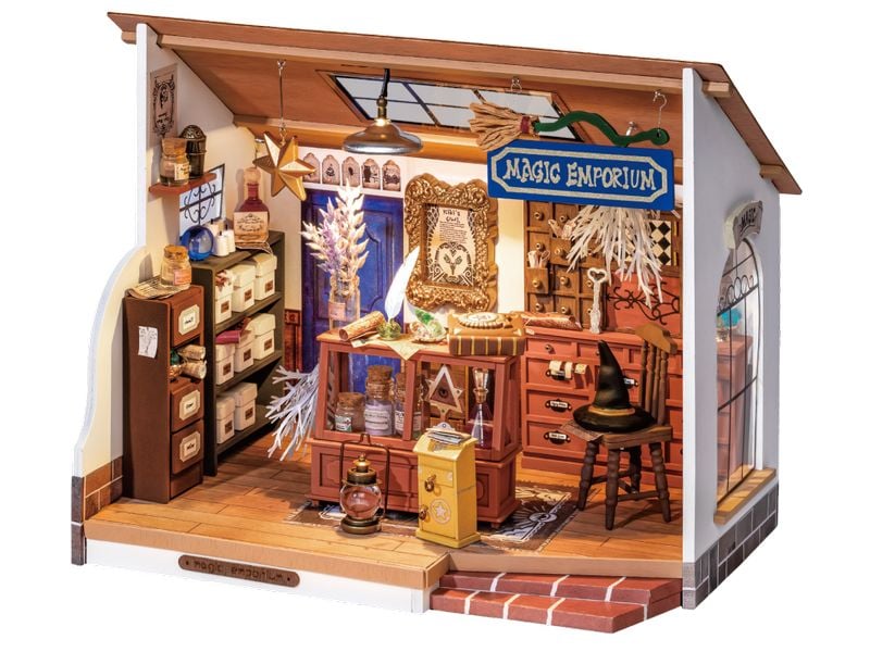 RoboTime Bausatz Magic Emporium 3D-Puzzle aus lasergeschnittenen Holzteilen